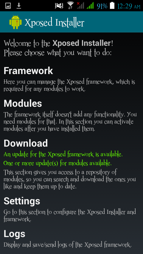 Xposed Installer Screenshot 6