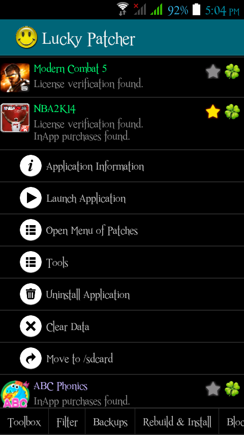 Lucky Patcher Screenshot 1
