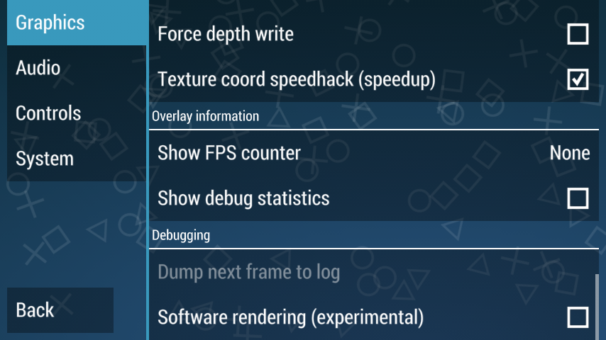 PPSSPP SETUP SETTINGS 5