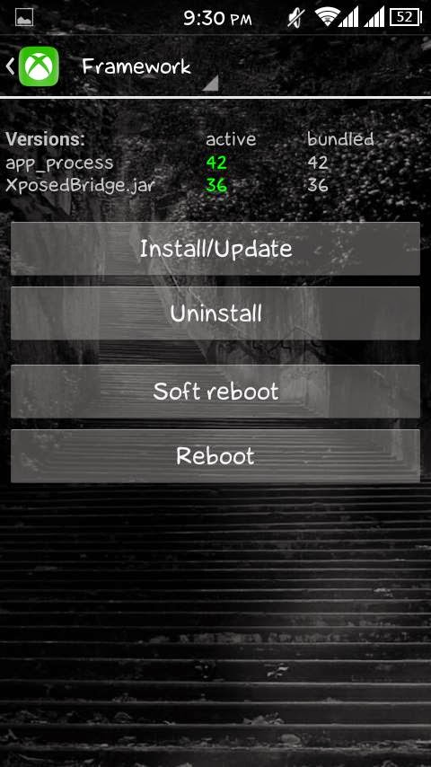 XPOSED INSTALLER XPOSED INSTALLER FRAMEWORK