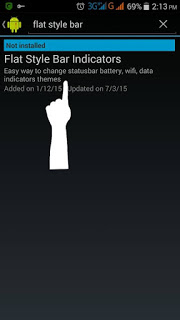 Xposed Installer Flat Style Bar