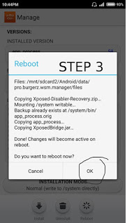 Swapping Instructions Screenshots