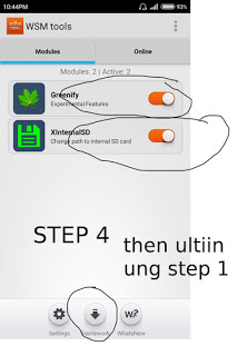 Swapping Instructions Screenshots
