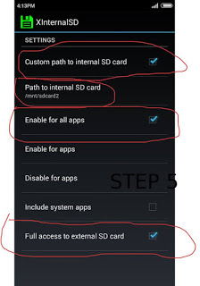Swapping Instructions Screenshots