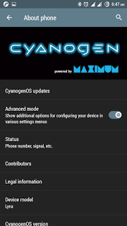 CyanogenOS Rom CyanogenOS Rom for Skk Lynx Octa Preview 4