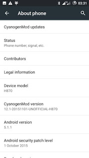 cyanogenmod12.1.4 screenshot