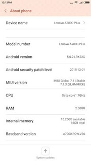 MIUI FOR LENOVO A7000 PLUS SCREENSHOT 4