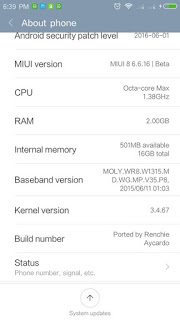 [ROM] [KOPA] MIUI 8 China Developer ROM 6.6.16 for CM Cubix Cube [6592] Screenshots
