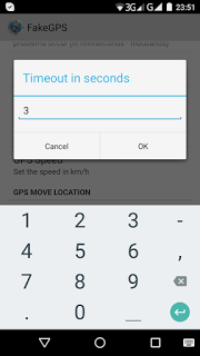 Fake GPS Fake GPS Timeout in 3 secs